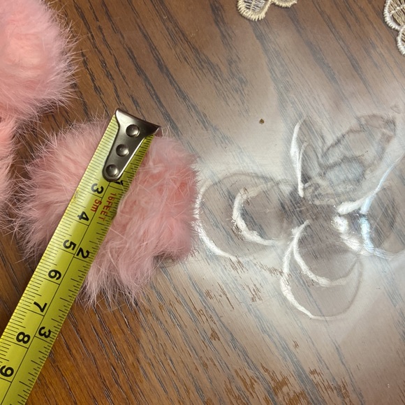 Rabbit fur ball decoration for anything - Picture 3 of 4